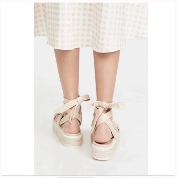 Sam Edelman Kerin Lace Up Sandals - Picture 2 of 11